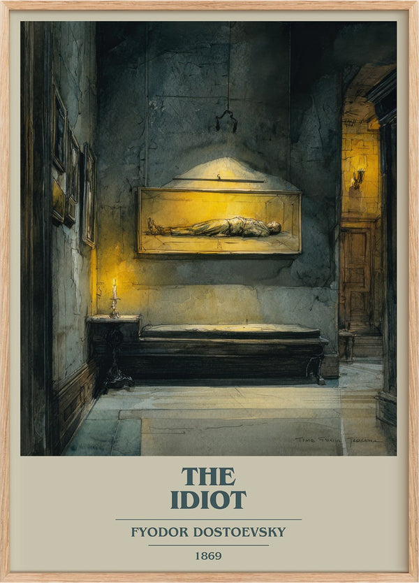 The Idiot Book Cover Poster by Fyodor Dostoyevsky