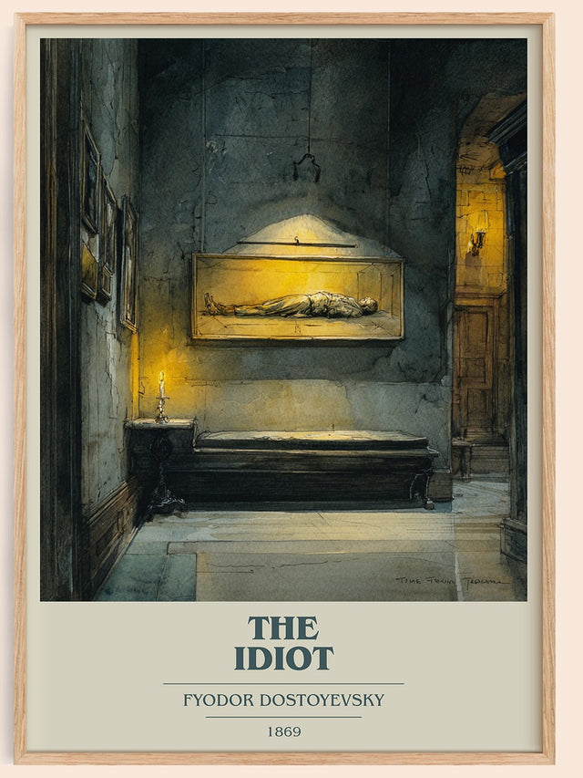 The Idiot Book Cover Poster by Fyodor Dostoyevsky