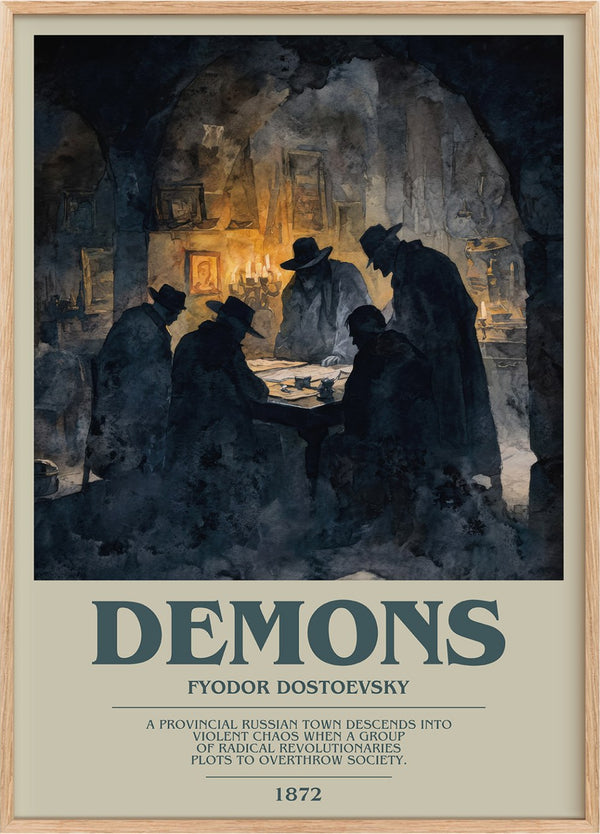 Demons Bookish Wall Art by Fyodor Dostoevsky
