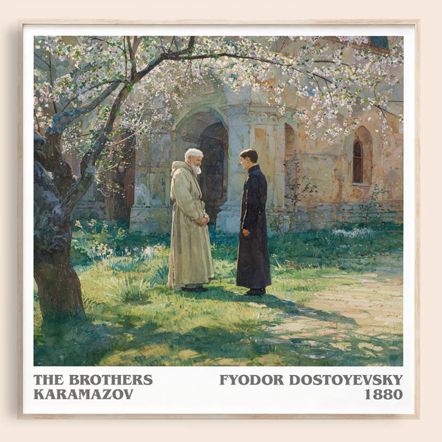 The Brothers Karamazov Literary Art Print by Fyodor Dostoyevsky