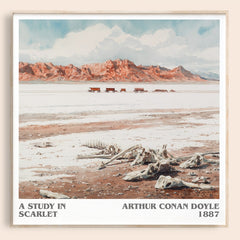 A Study in Scarlet Literary Art Print by Sir Arthur Conan Doyle