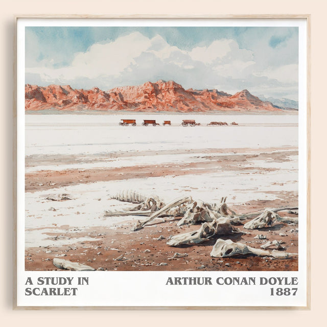 A Study in Scarlet Literary Art Print by Sir Arthur Conan Doyle