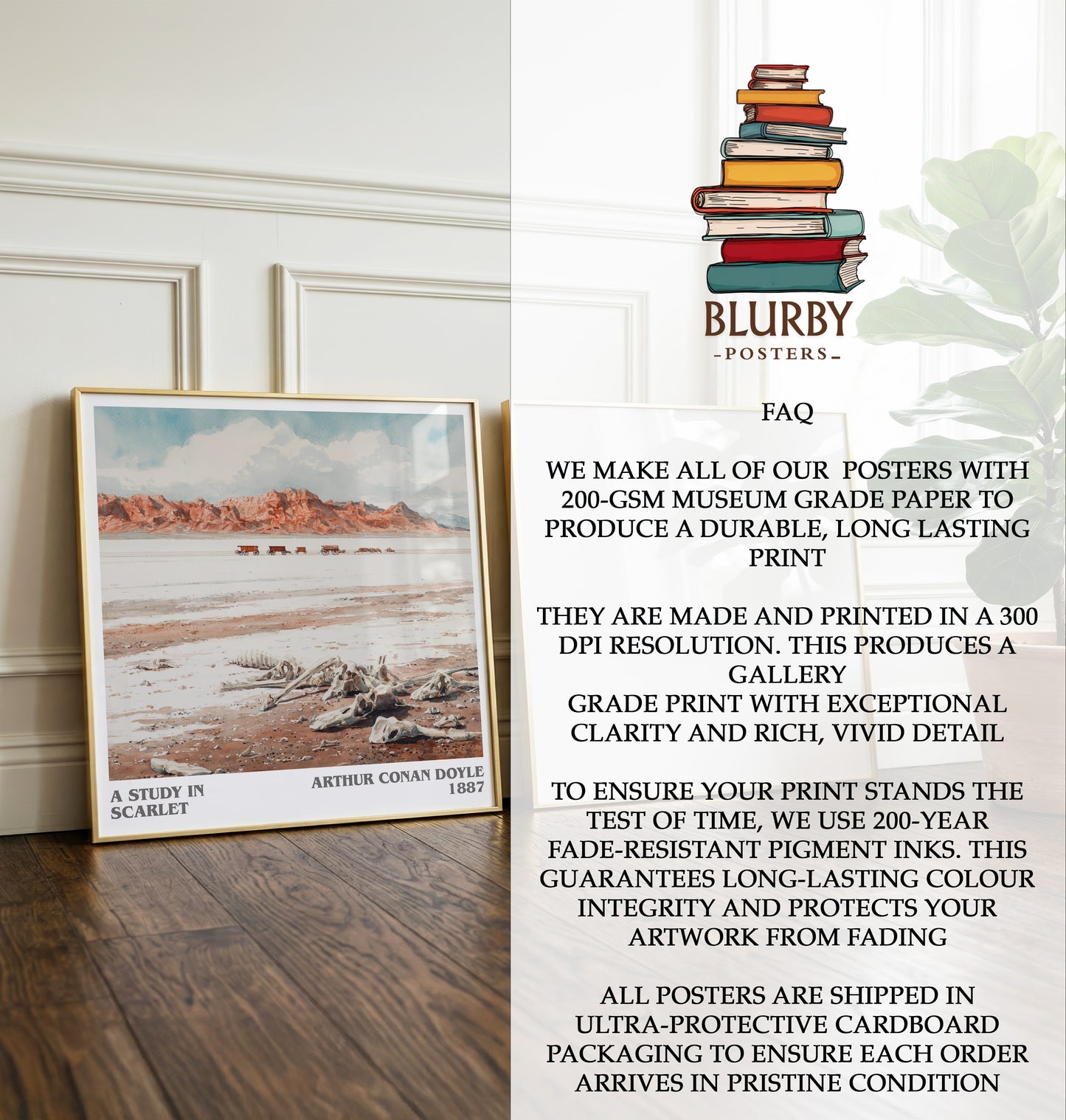 A Study in Scarlet Literary Art Print by Sir Arthur Conan Doyle