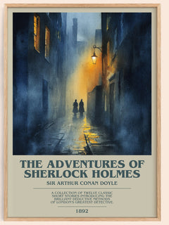 Adventures of Sherlock Holmes Bookish Wall Art by S. Doyle