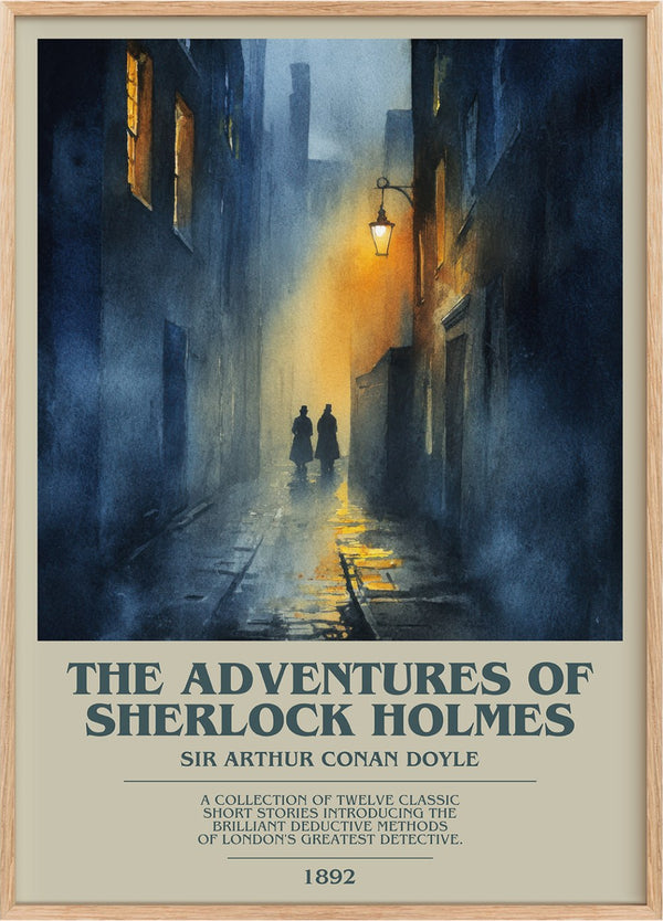 Adventures of Sherlock Holmes Bookish Wall Art by S. Doyle
