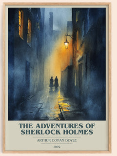 Adventures of Sherlock Holmes Book Cover Poster by S. Doyle