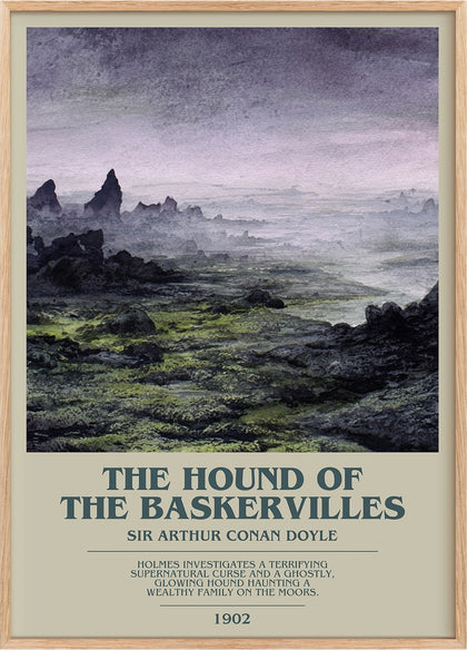 Hound Of The Baskervilles Bookish Wall Art by Sir Arthur Conan Doyle