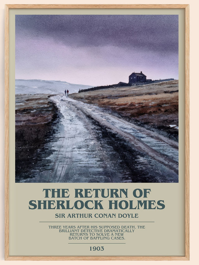 Return Of Sherlock Holmes Bookish Wall Art by Sir Arthur Conan Doyle