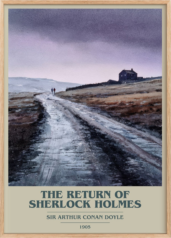 Return Of Sherlock Holmes Book Cover Poster by Sir Arthur Conan Doyle