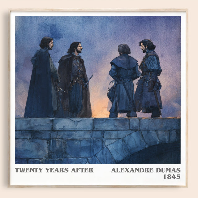 Twenty Years After Literary Art Print by Alexandre Dumas