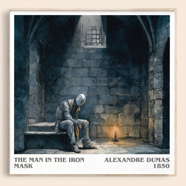 The Man in the Iron Mask Literary Art Print by Alexandre Dumas