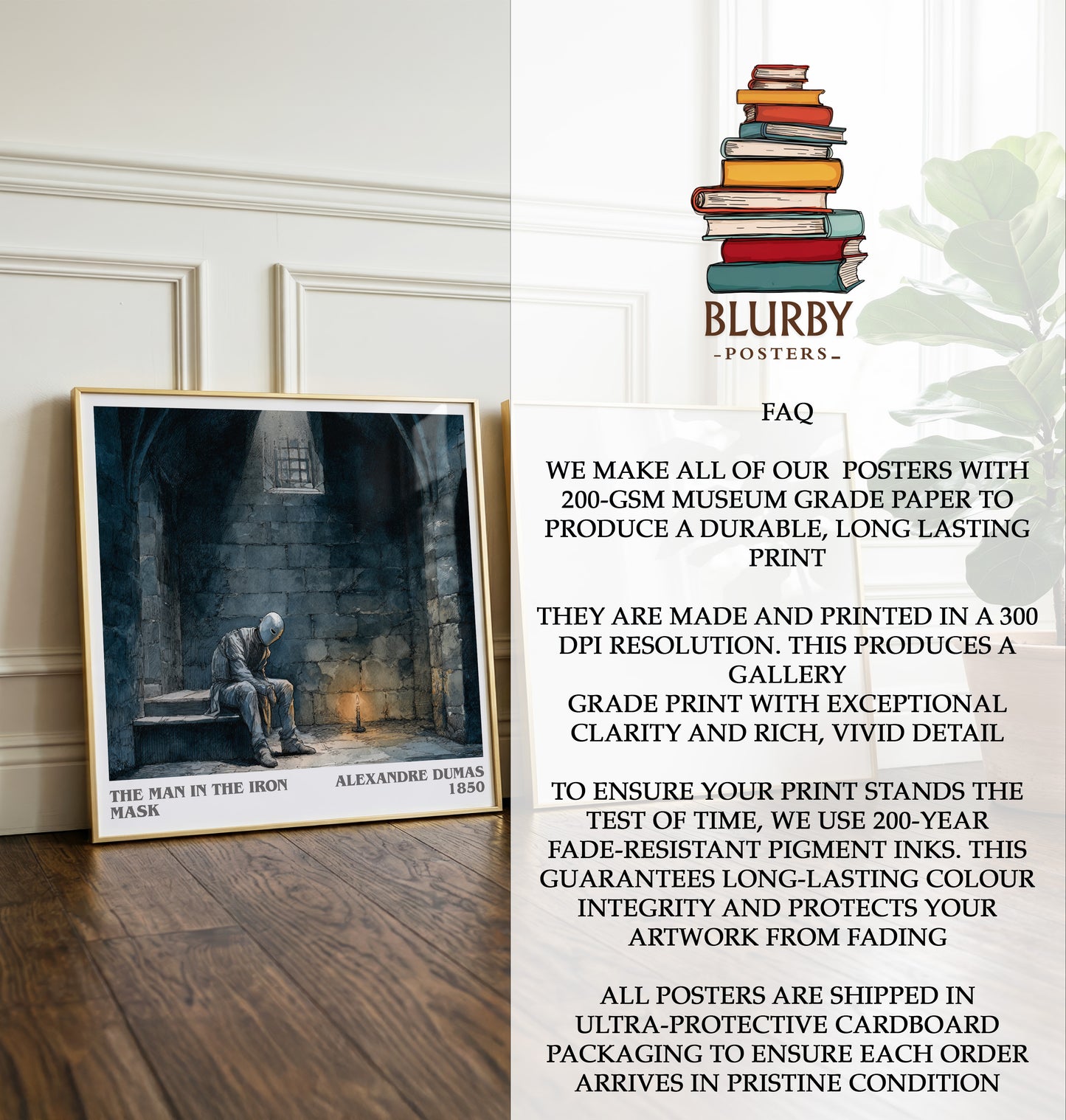 The Man in the Iron Mask Literary Art Print by Alexandre Dumas