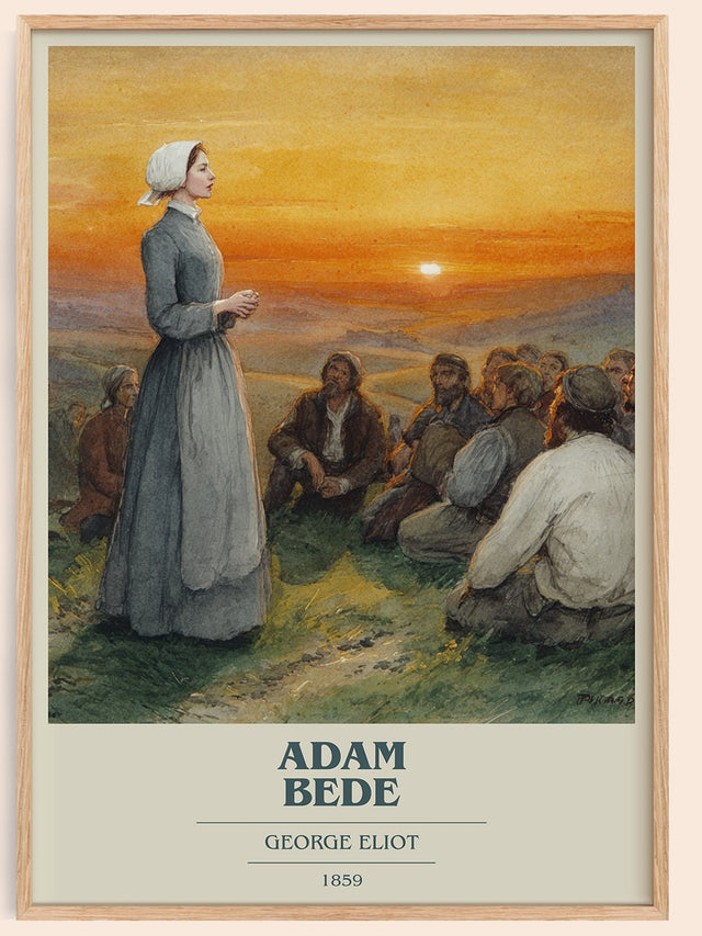 Adam Bede Book Cover Poster by George Eliot