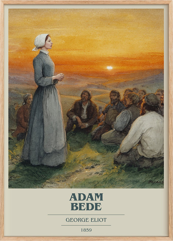 Adam Bede Book Cover Poster by George Eliot