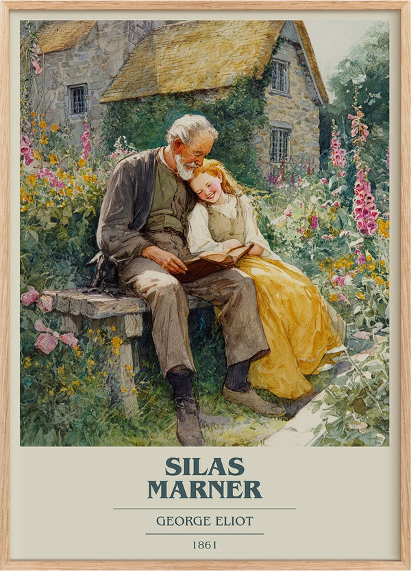 Silas Marner Book Cover Poster by George Eliot