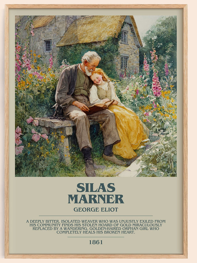 Silas Marner Bookish Wall Art by George Eliot