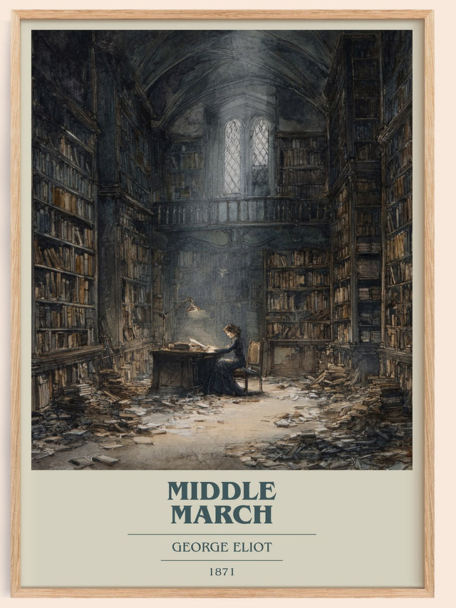Middlemarch Book Cover Poster by George Eliot