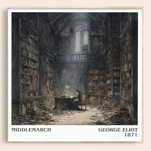 Middlemarch Literary Art Print by George Eliot