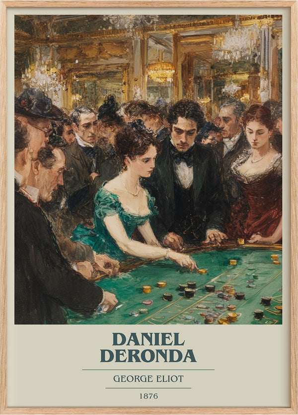 Daniel Deronda Book Cover Poster by George Eliot