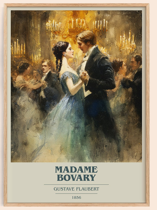 Madame Bovary Book Cover Poster by Gustave Flaubert