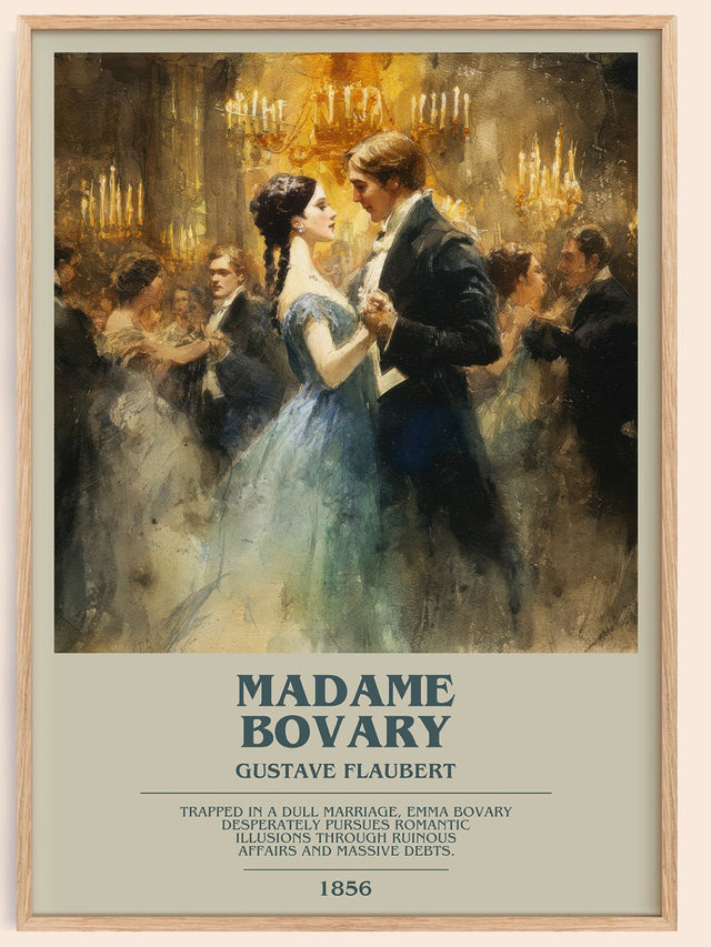 Madame Bovary Bookish Wall Art by Gustave Flaubert