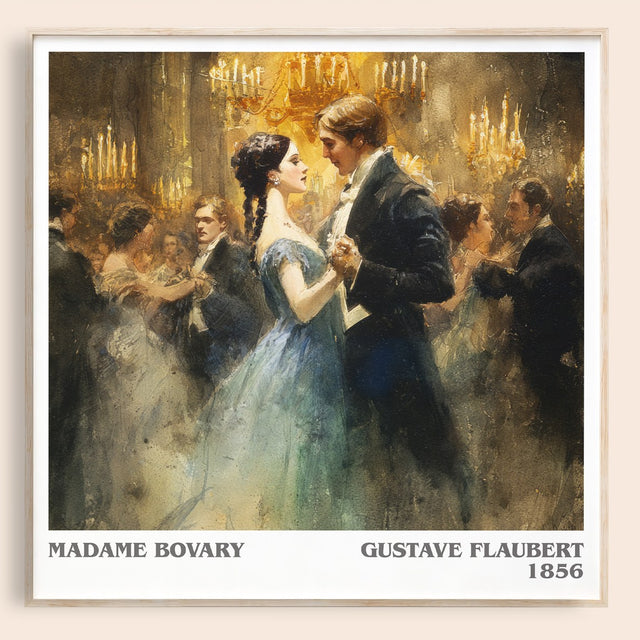 Madame Bovary Literary Art Print by Gustave Flaubert