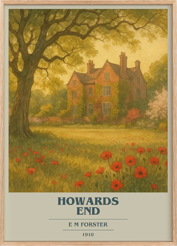 Howards End Book Cover Poster by E M Forster