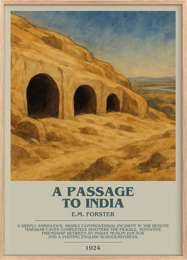 A Passage To India Bookish Wall Art by E.M. Forster