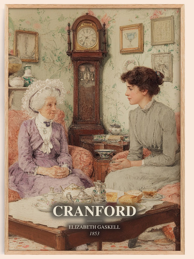 Cranford Book Watercolour Illustration by Elizabeth Gaskell