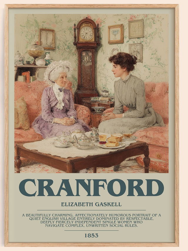 Cranford Bookish Wall Art by Elizabeth Gaskell