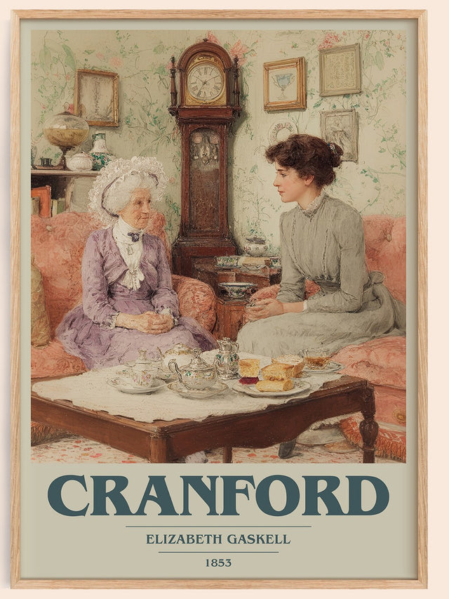 Cranford Book Cover Poster by Elizabeth Gaskell
