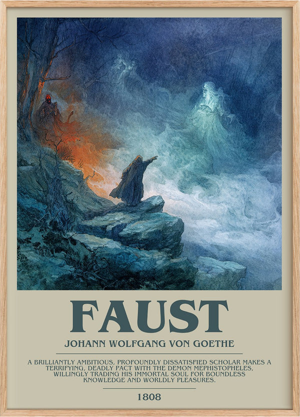 Faust Bookish Wall Art by Johann Wolfgang Von Goethe