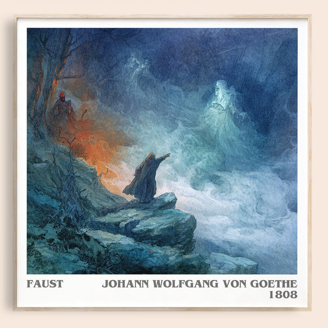 Faust Literary Art Print by Johann Wolfgang Von Goethe