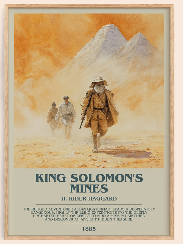 King Solomon's Mines Bookish Wall Art by H. Rider Haggard