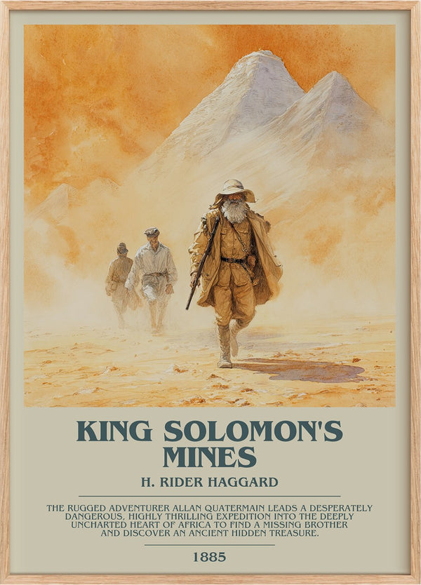 King Solomon's Mines Bookish Wall Art by H. Rider Haggard