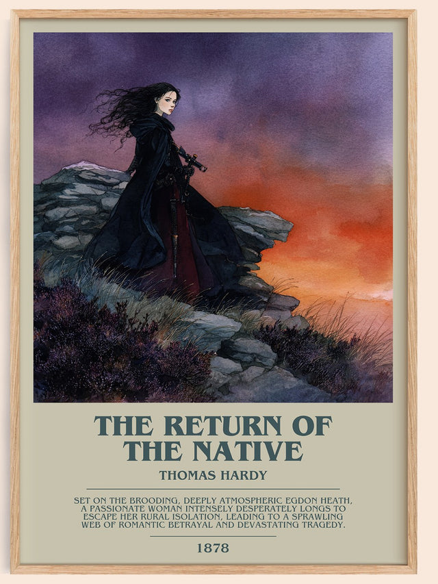 The Return of the Native Bookish Wall Art by Thomas Hardy