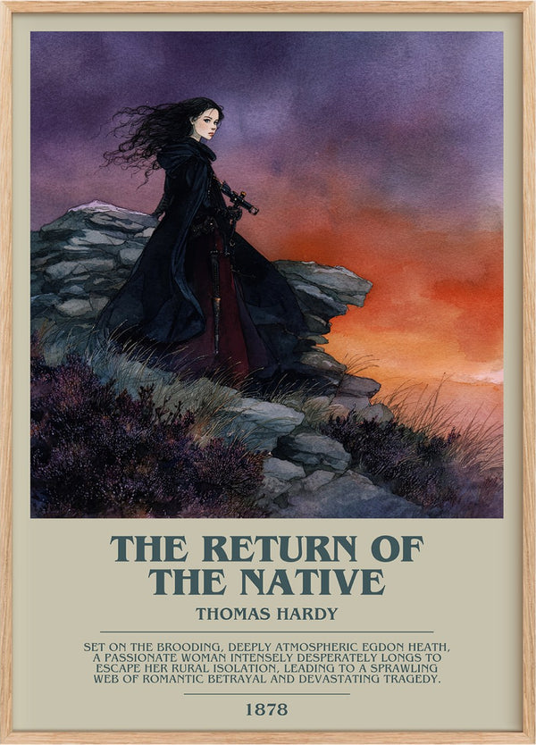 The Return of the Native Bookish Wall Art by Thomas Hardy