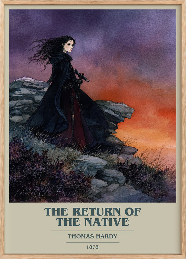 The Return of the Native Book Cover Poster by Thomas Hardy