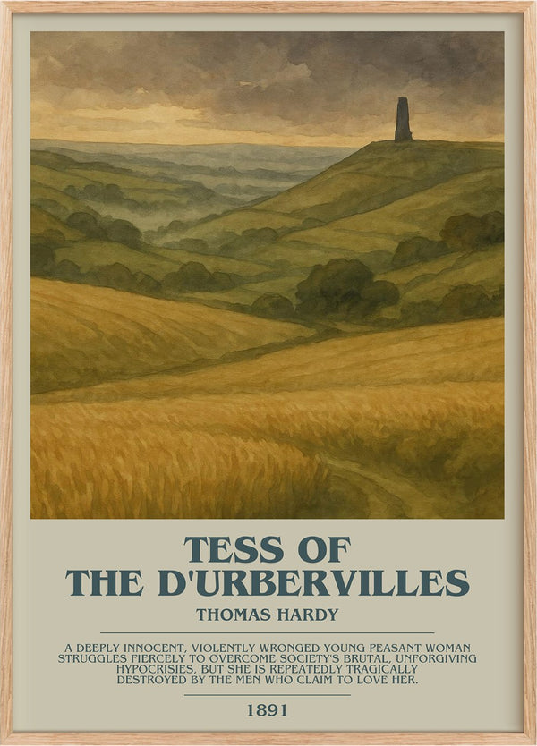 Tess of the D'Urbervilles Bookish Wall Art by Thomas Hardy