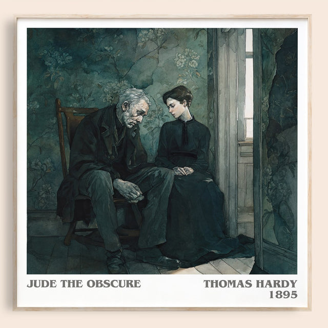 Jude the Obscure Literary Art Print by Thomas Hardy