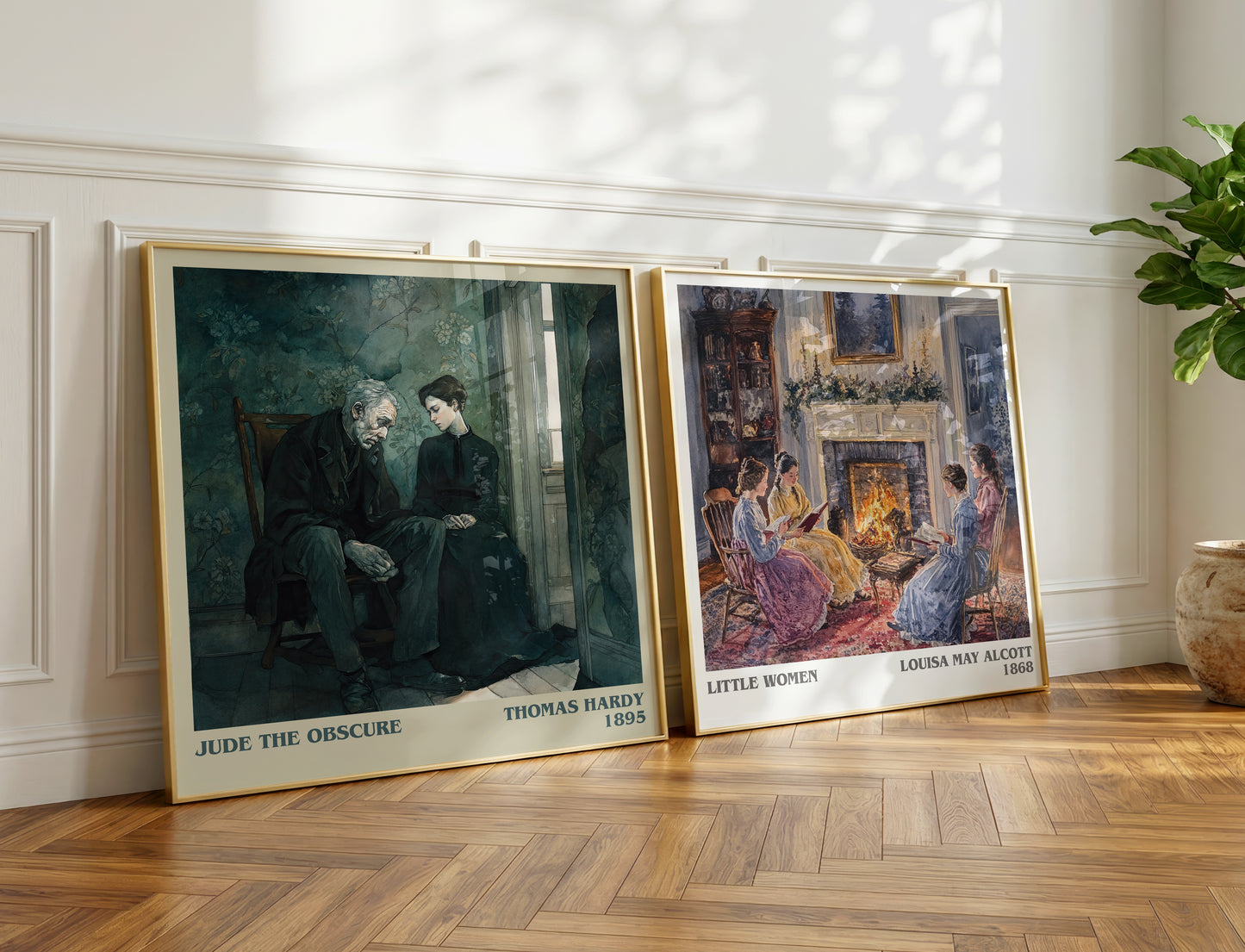 Jude the Obscure literary print on bookshelf – Thomas Hardy fan gift