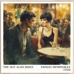The Sun Also Rises Literary Art Print by Ernest Hemingway