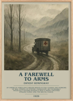 A farewell to arms Bookish Wall Art by Ernest Hemingway