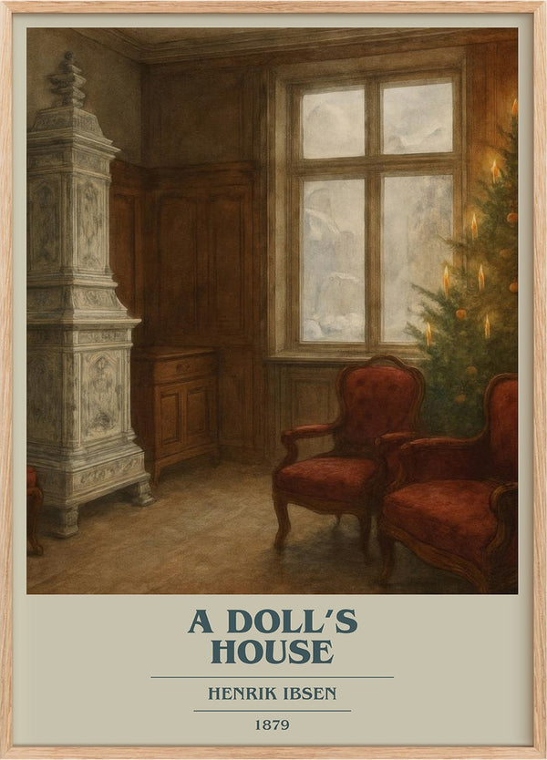 A Doll’s House Book Cover Poster by Henrik Ibsen