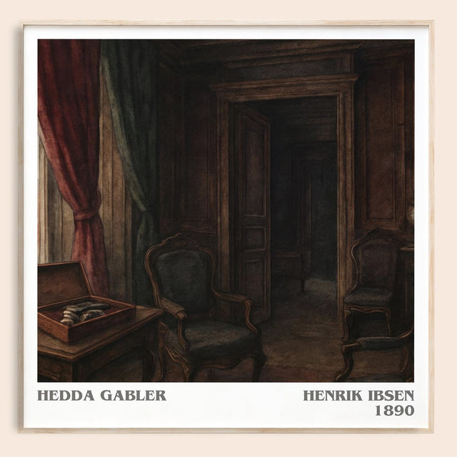 Hedda Gabler Literary Art Print by Henrik Ibsen