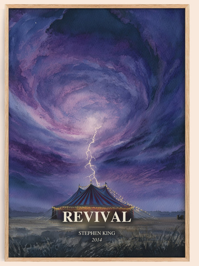 Revival Book Watercolour Illustration by Stephen King