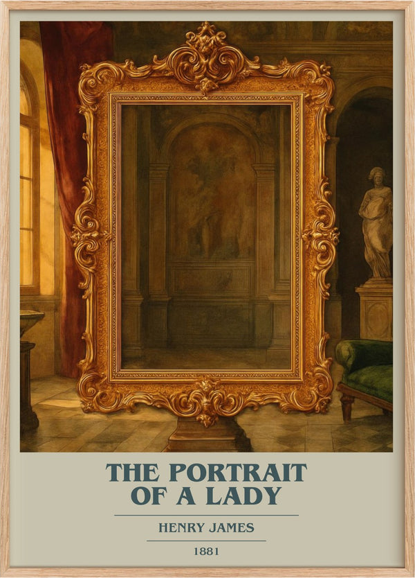 The Portrait of a Lady Book Cover Poster by Henry James