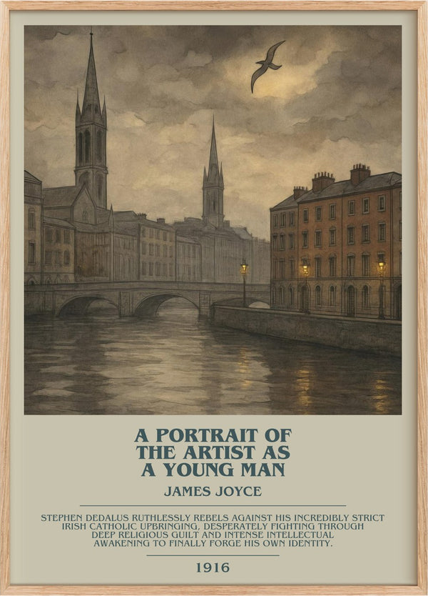 Portrait of the Artist as a Young Man Bookish Wall Art by James Joyce