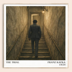 The Trial Literary Art Print by Franz Kafka