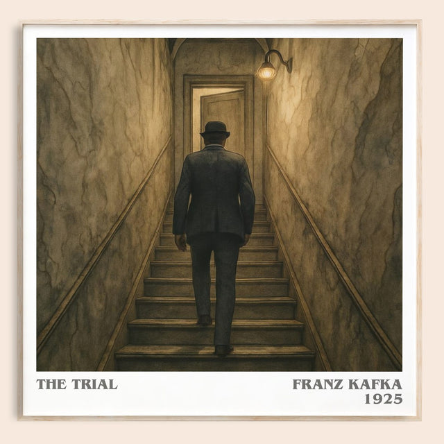 The Trial Literary Art Print by Franz Kafka